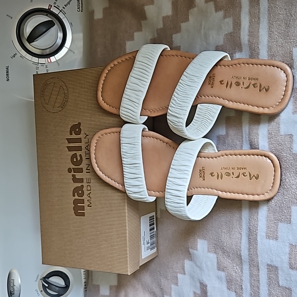 Size 8 Mariella slides. Only wore twice. Guc - Picture 3 of 5